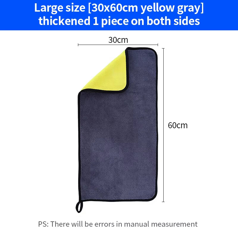 Extra Large 160Cmx60Cm Microfiber Towel Car Wash Towel Detailing Cleaning Cloth Car Wash Drying Towel Car Cleaning Products