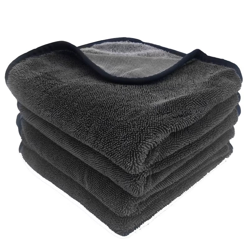 40X60 40X100Cm Microfiber Car Wash Towels Double Drying Microfibre Care Detailing Auto Cleaning Polishing Super Absorbent Cloth