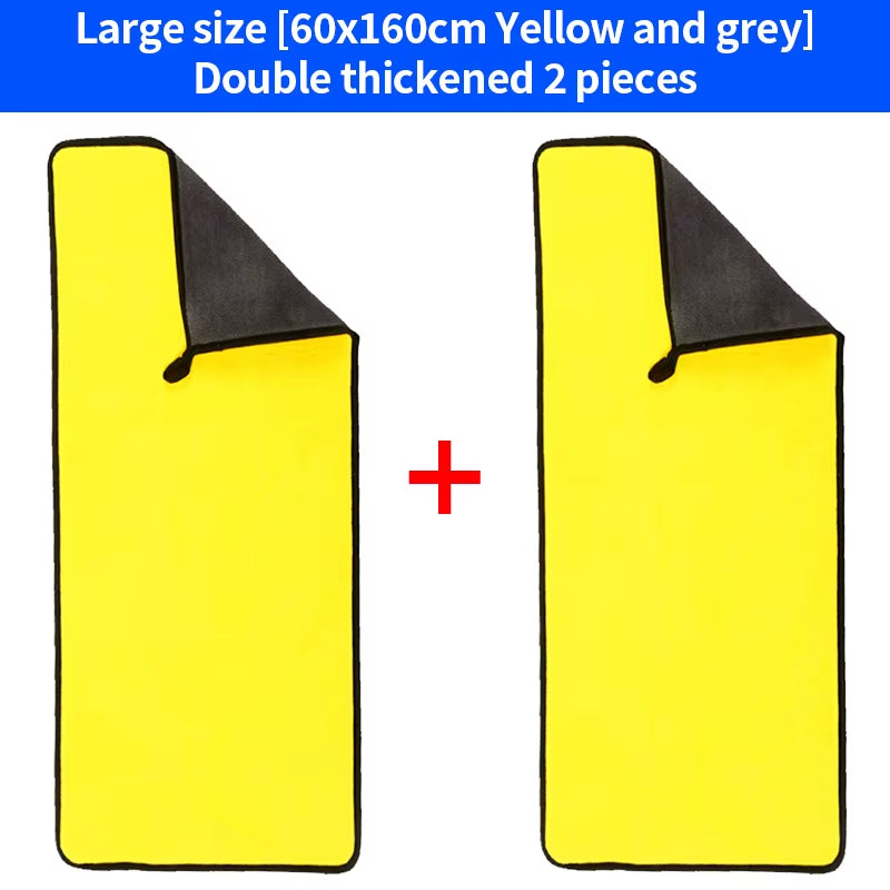 Extra Large 160Cmx60Cm Microfiber Towel Car Wash Towel Detailing Cleaning Cloth Car Wash Drying Towel Car Cleaning Products